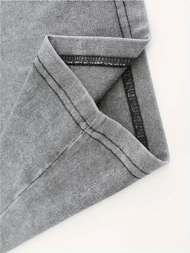 Jesus Is King Washed T-Shirt (Cotton Casual)-Multicolor